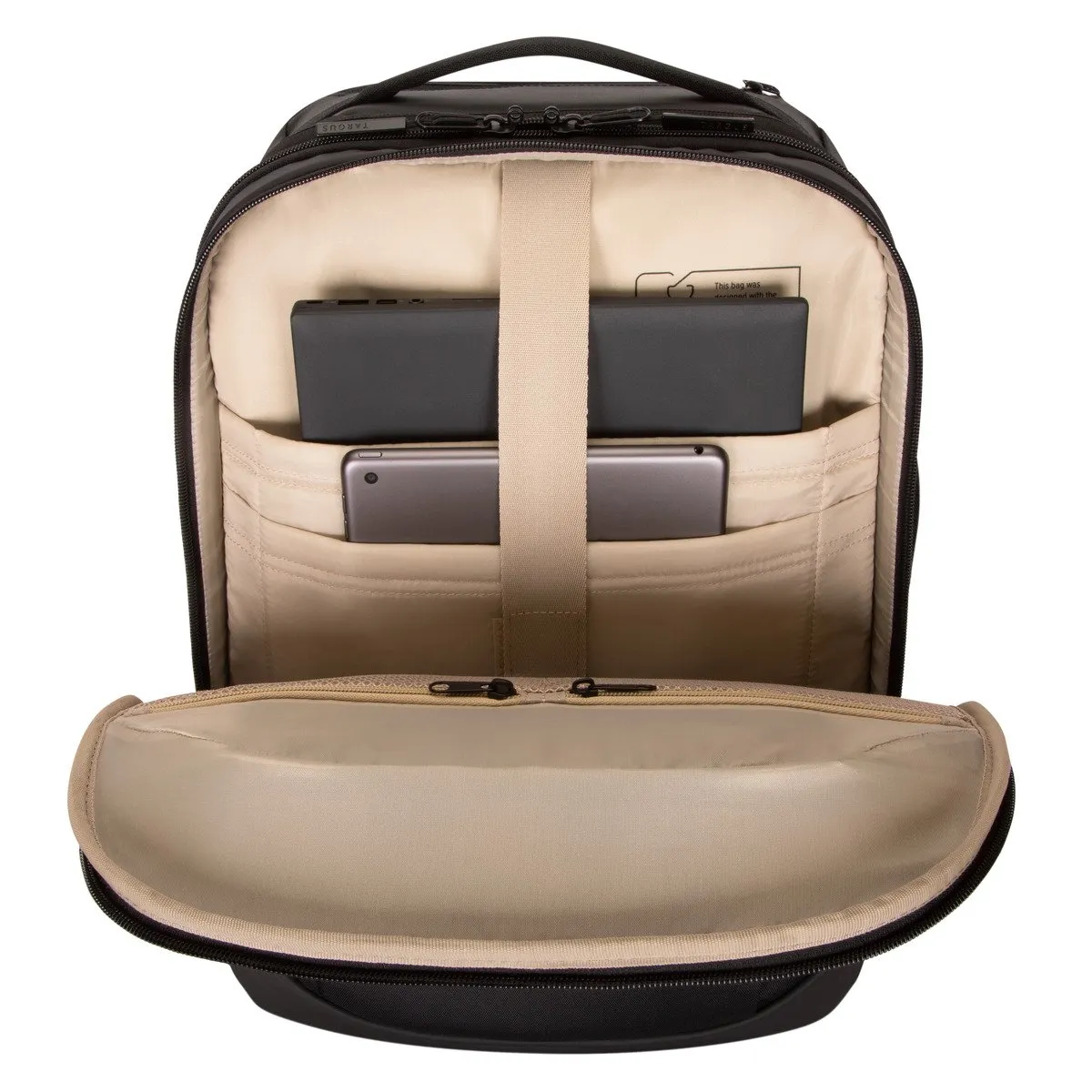 15.6” EcoSmart® Mobile Tech Traveler Rolling Backpack - Black