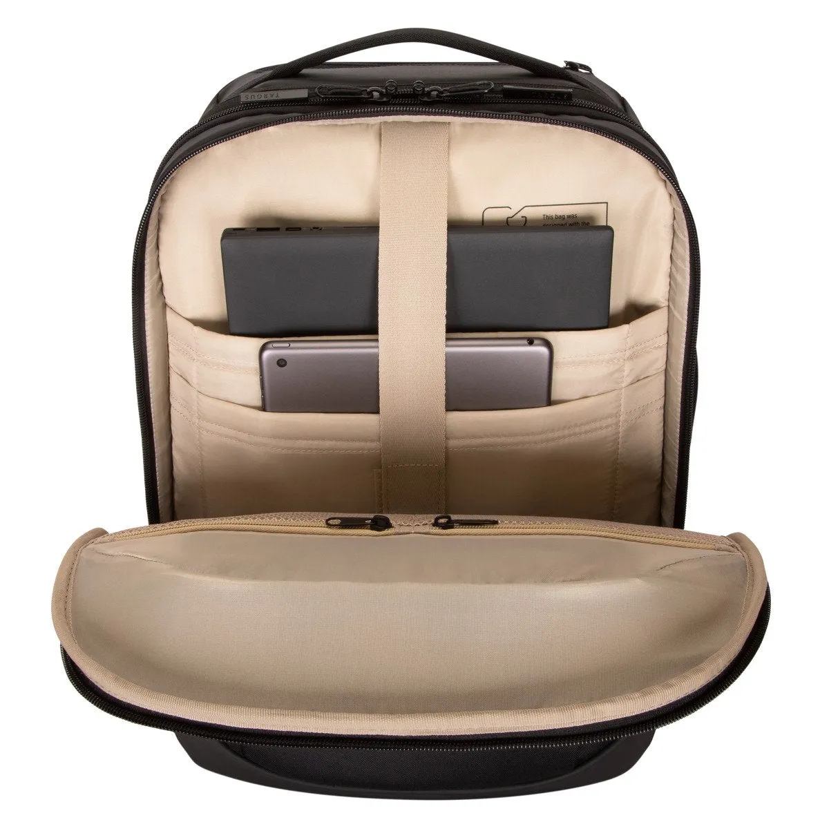 15.6” EcoSmart® Mobile Tech Traveler Rolling Backpack - Black