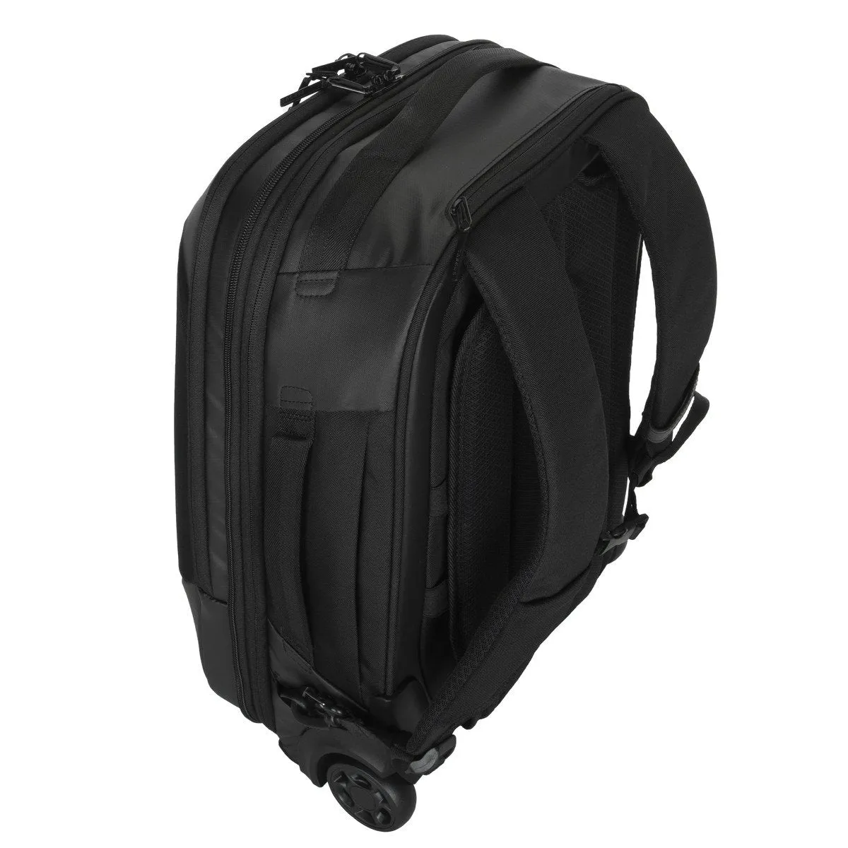15.6” EcoSmart® Mobile Tech Traveler Rolling Backpack - Black