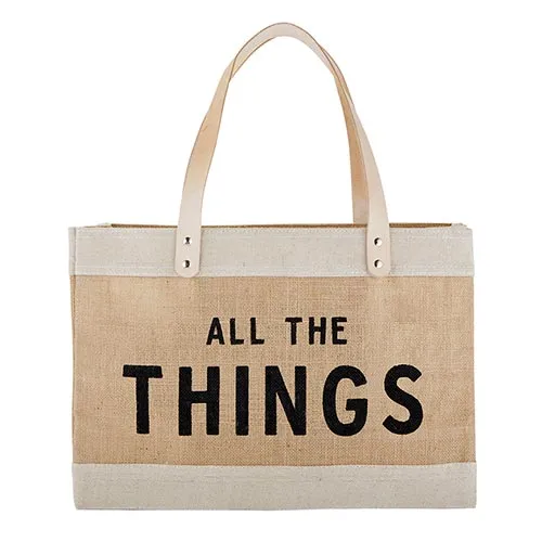 All The Things Jute Tote