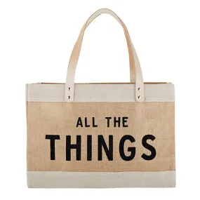 All The Things Jute Tote