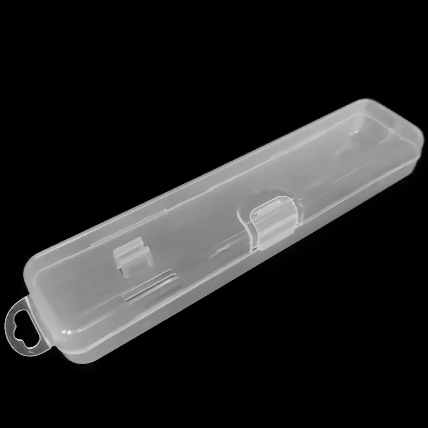 ALLY-MAGIC Travel Toothbrush Case Holder Portable Toothbrush Storage Box Transparent Toothbrush Carrying Box for Hiking Camping Business Trip Y4-TMYSH