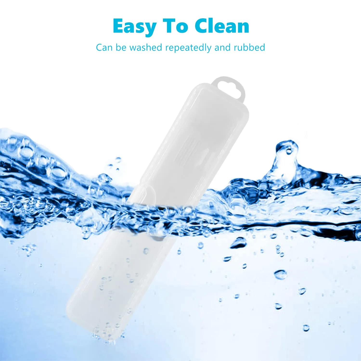 ALLY-MAGIC Travel Toothbrush Case Holder Portable Toothbrush Storage Box Transparent Toothbrush Carrying Box for Hiking Camping Business Trip Y4-TMYSH