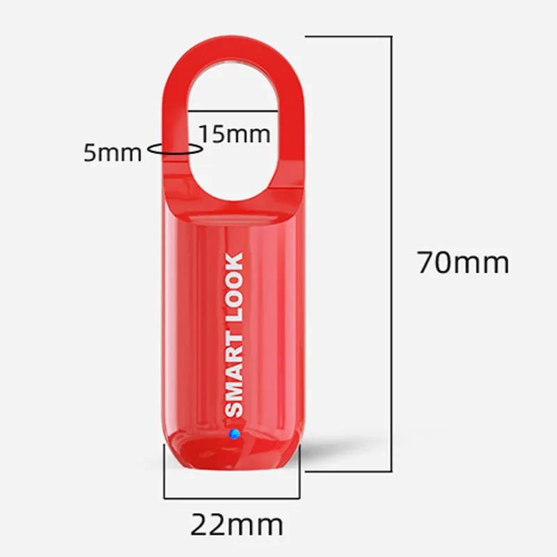 BioLock: Smart Fingerprint Lock with 0.2s Quick Unlock, Durable Shell, Zinc Alloy Build & Type-C Charging
