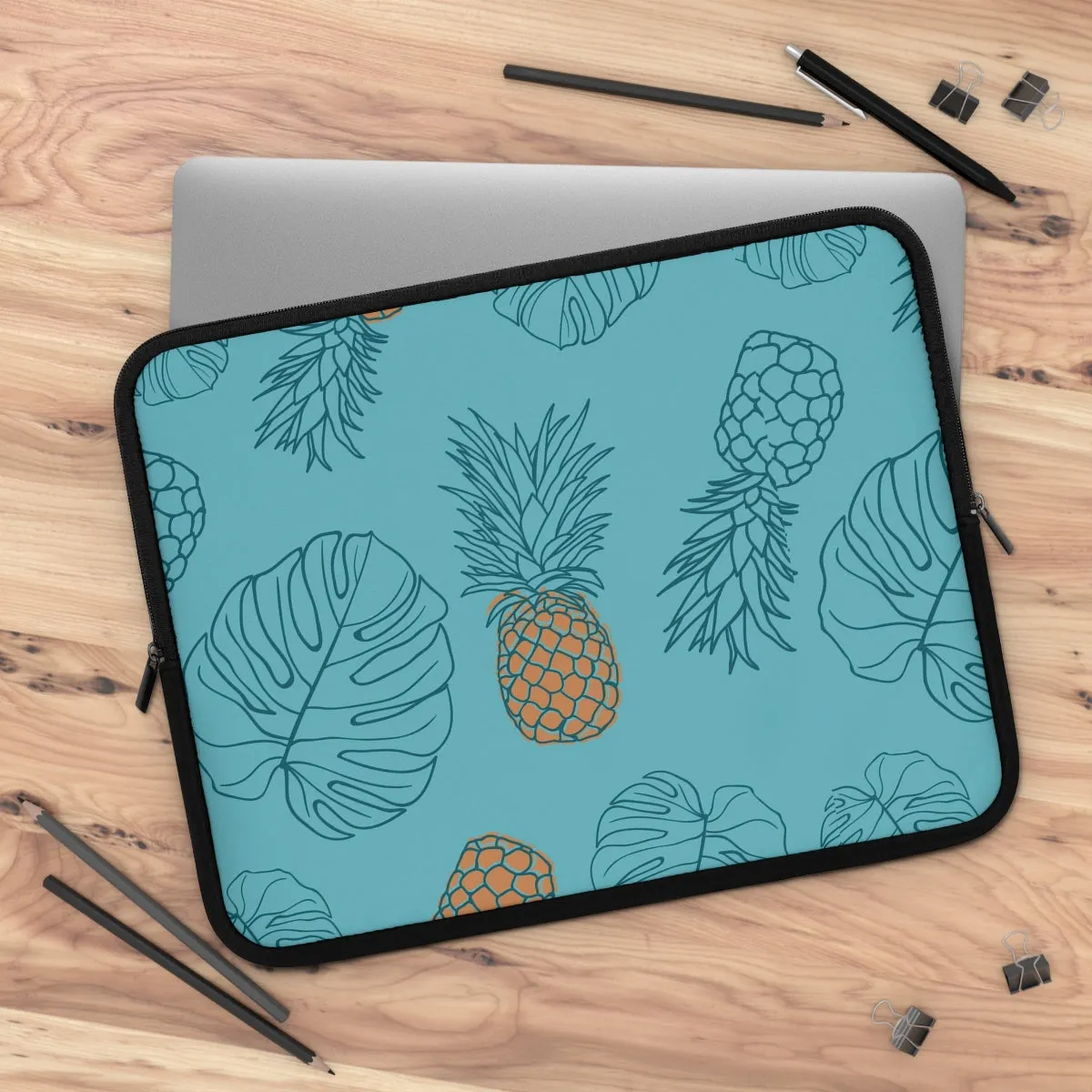 Bria Katherine Pineapple Print Laptop Sleeve