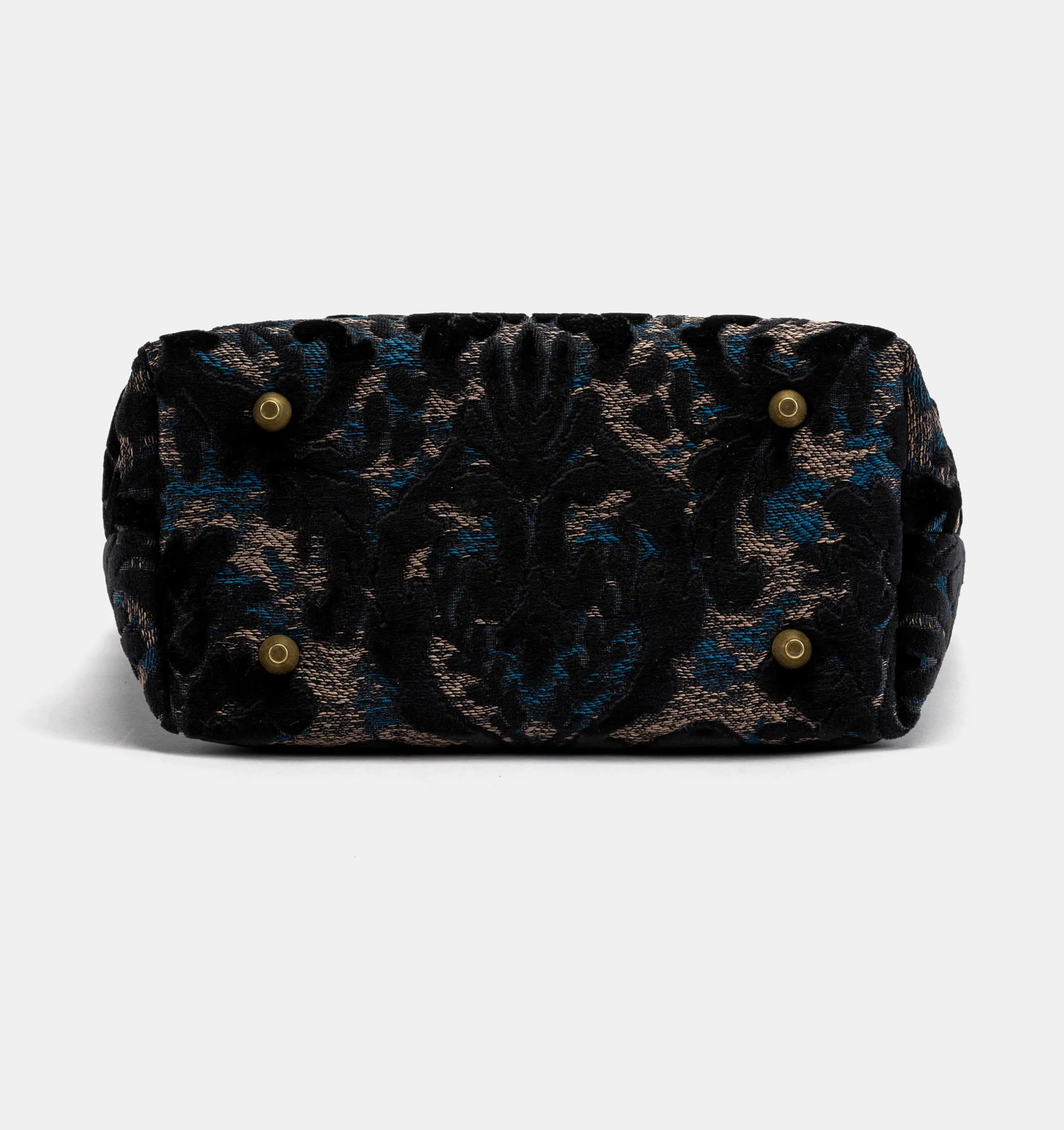 Burnout Velvet Black Everyday Tote
