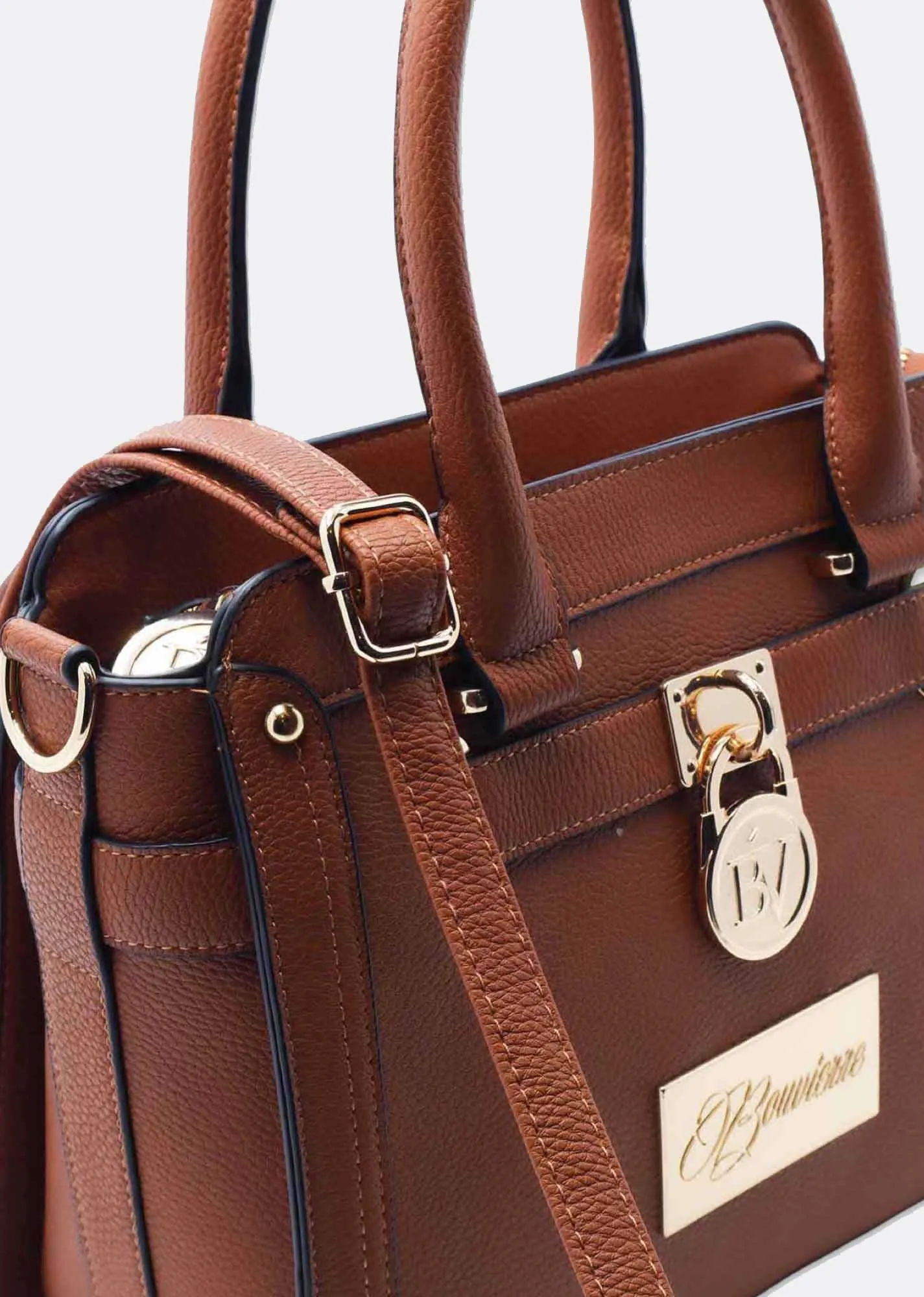 BV Forever Leather Satchel