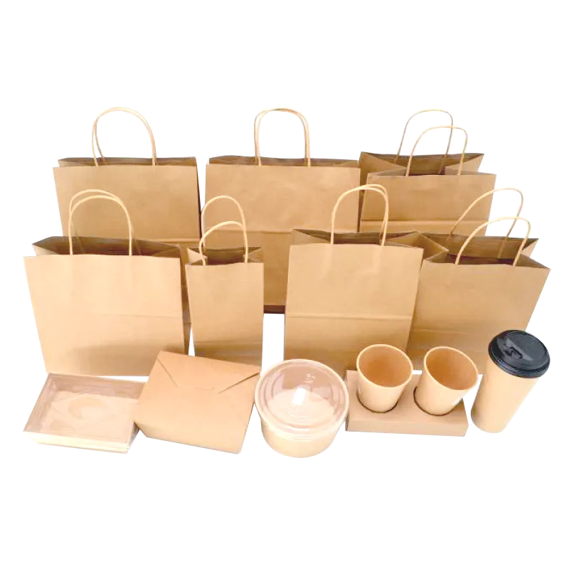 CCF ECO-friendly heavy duty kraft paper shopping bag #7 - 300 pieces/case