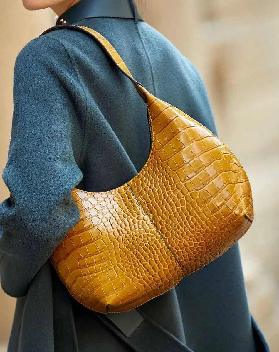 Celestial Chic Moon Leather Purse