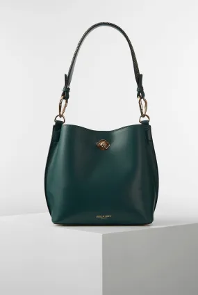 Celia Petrol Bucket Bag