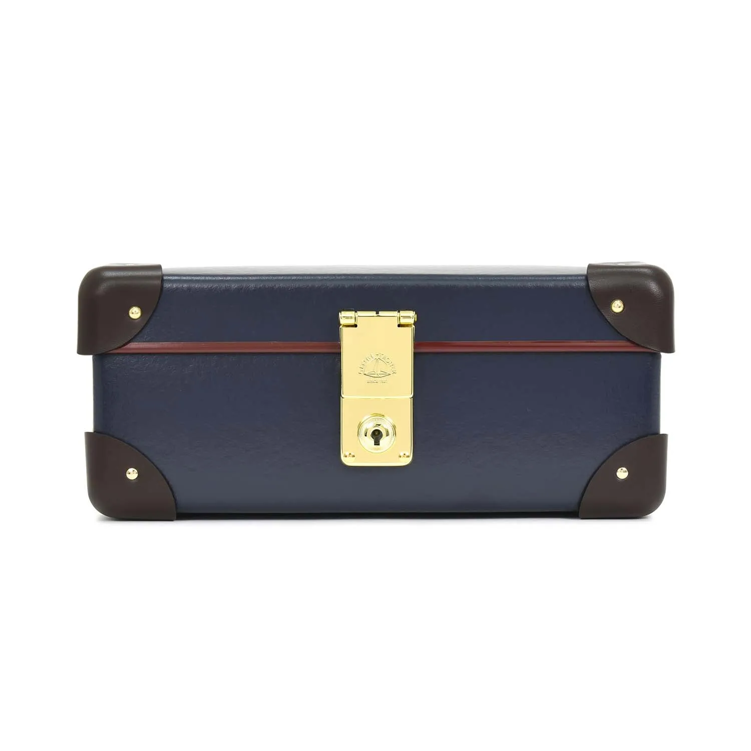 Centenary · 6-Slot Watch Case | Navy/Cocoa