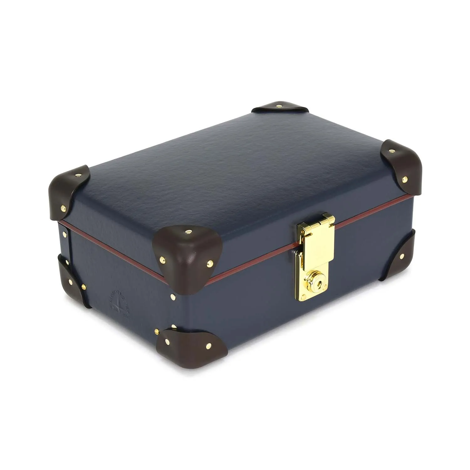 Centenary · 6-Slot Watch Case | Navy/Cocoa
