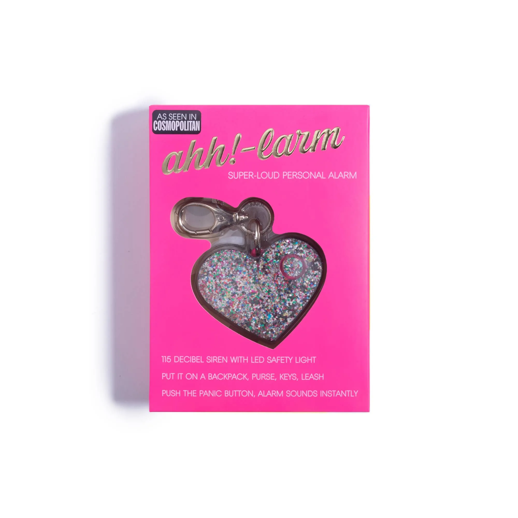 Confetti Glitter Heart Safety Alarm