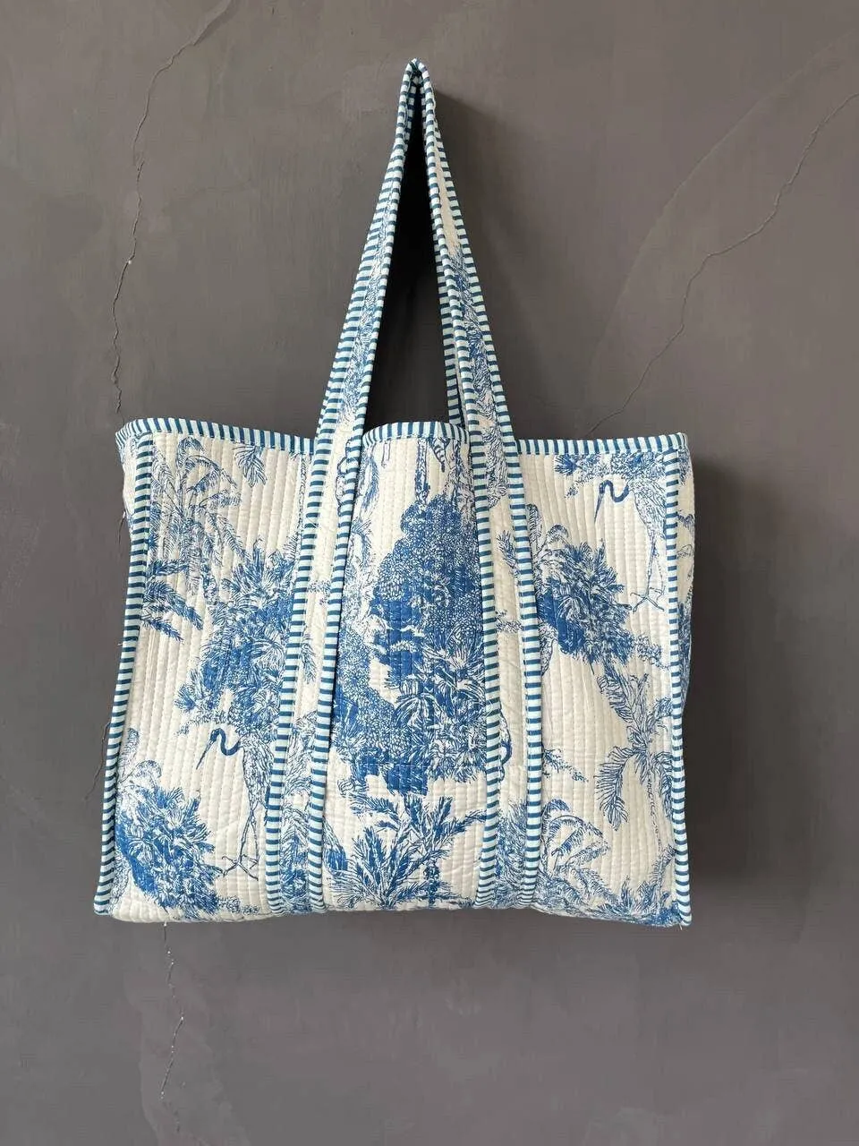 Cotton Toile Tote Bag