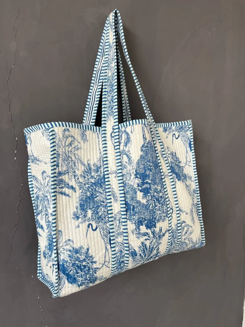 Cotton Toile Tote Bag
