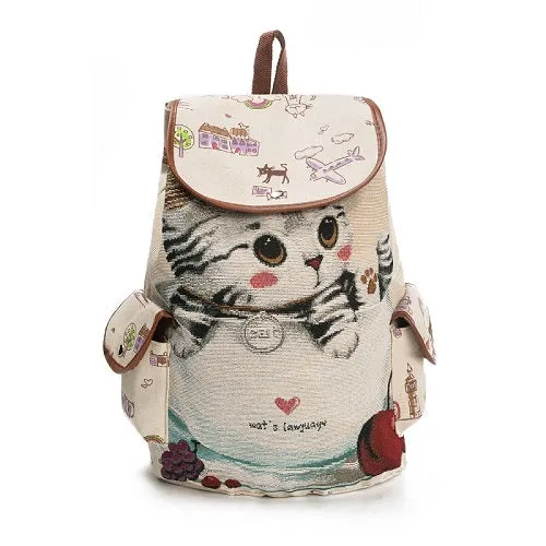 Cute Cat Backpack