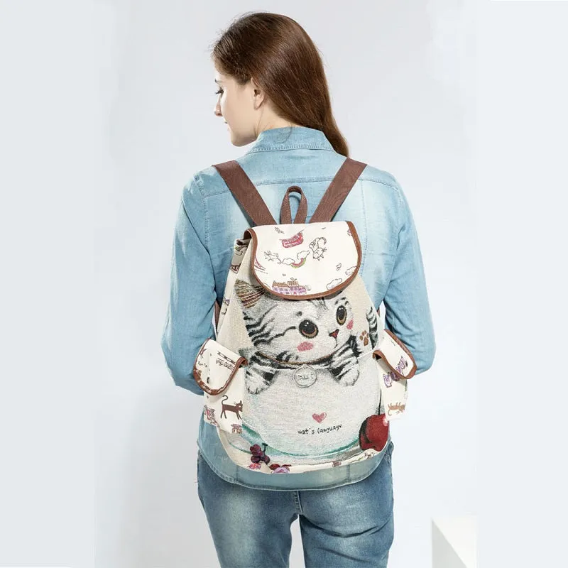 Cute Cat Backpack