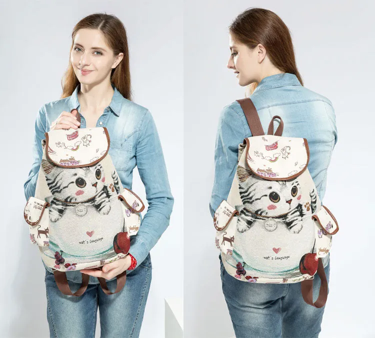 Cute Cat Backpack