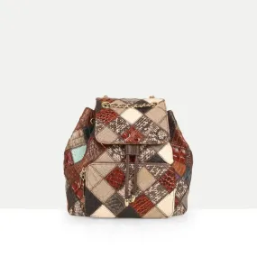 Cute Womens Leather Hippie Backpack Purse Western Backpack Bag