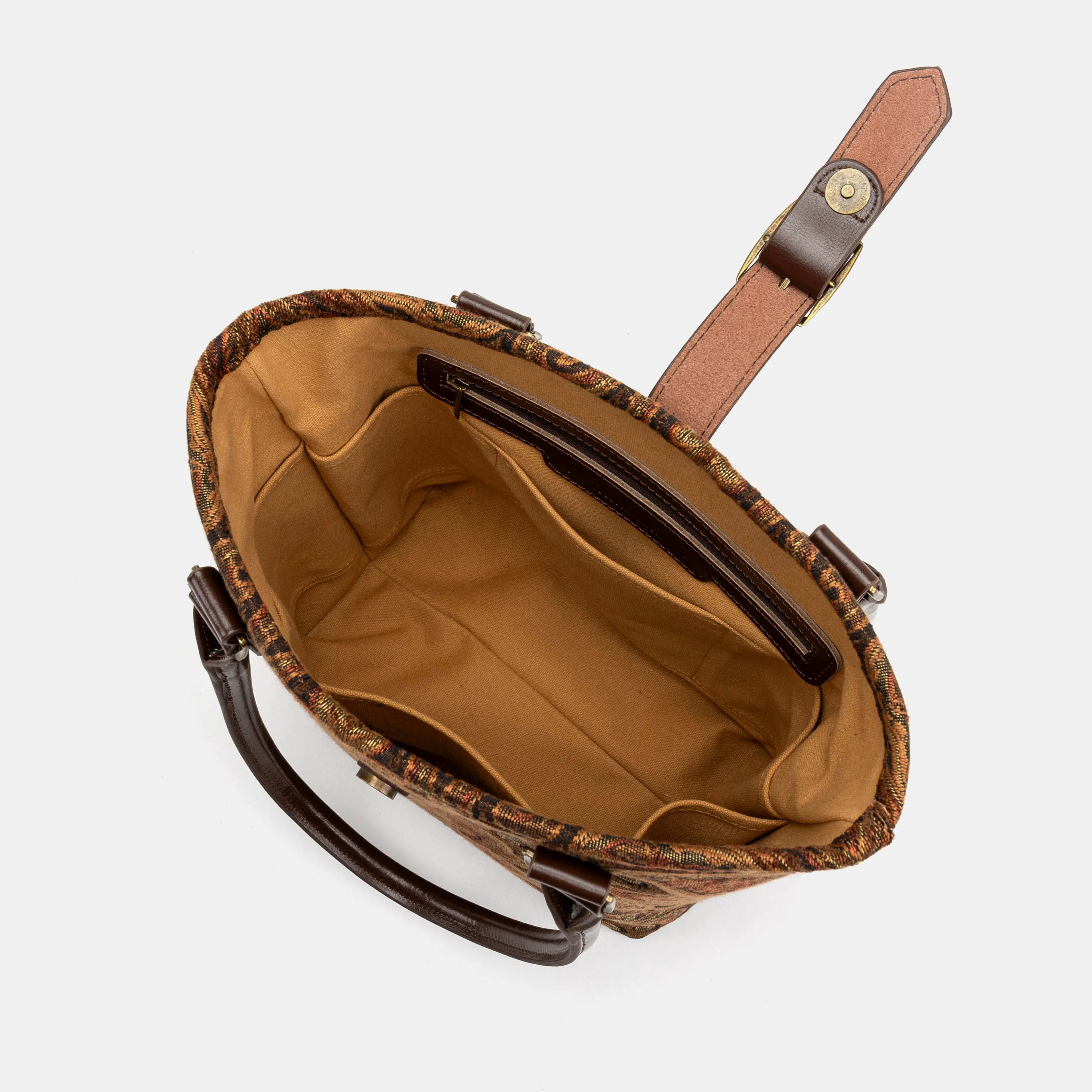 Damask D. Brown Everyday Tote