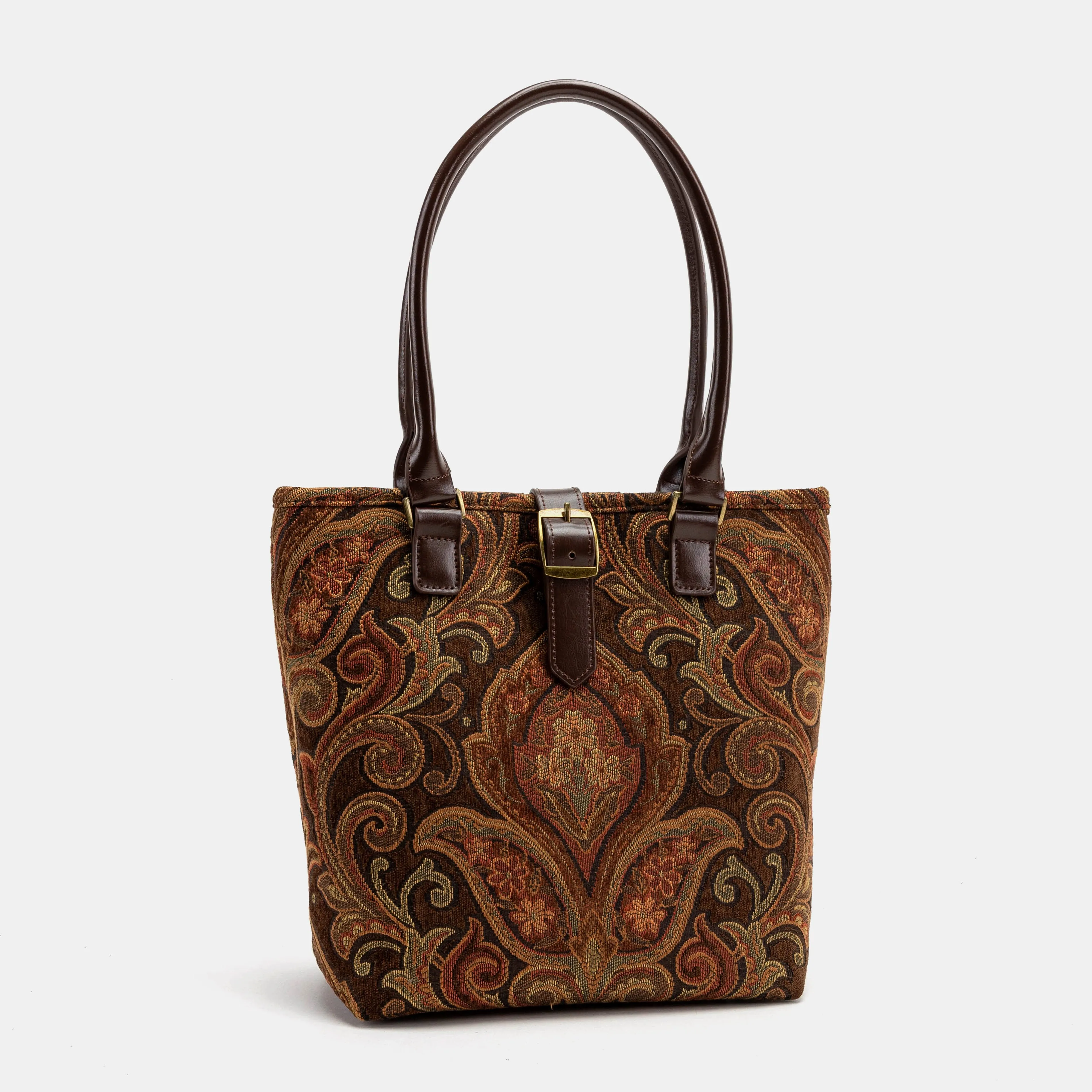 Damask D. Brown Everyday Tote