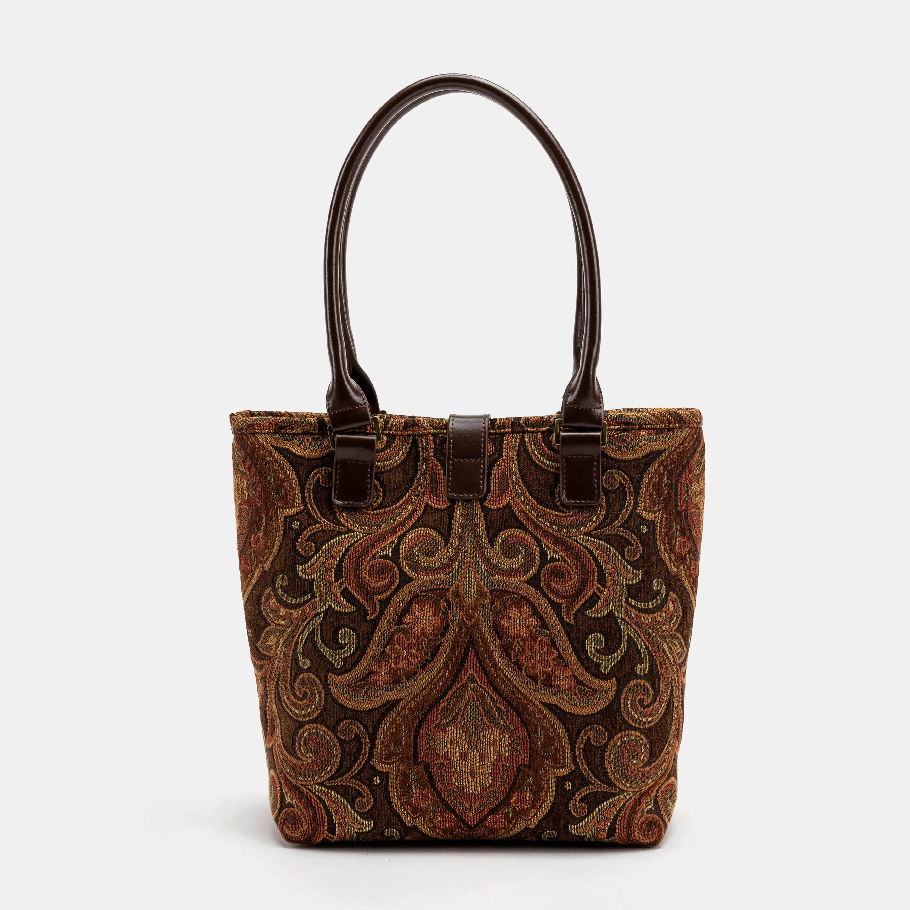 Damask D. Brown Everyday Tote