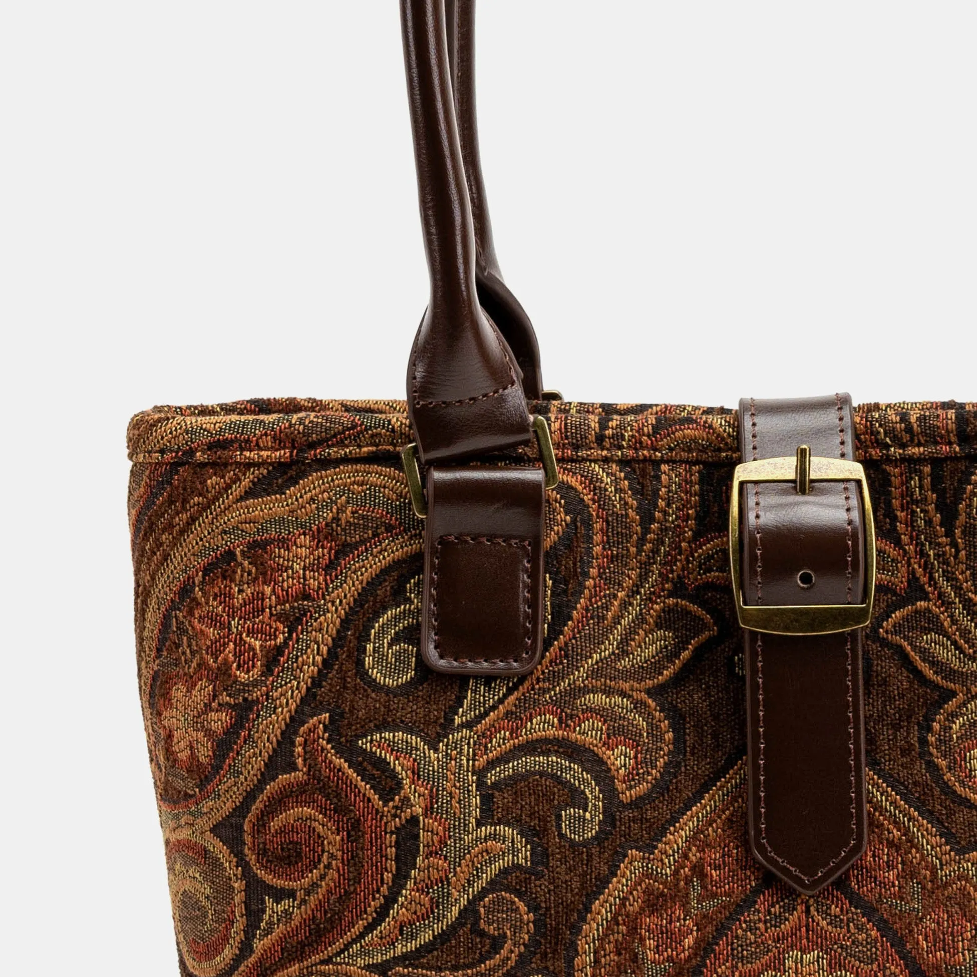 Damask D. Brown Everyday Tote