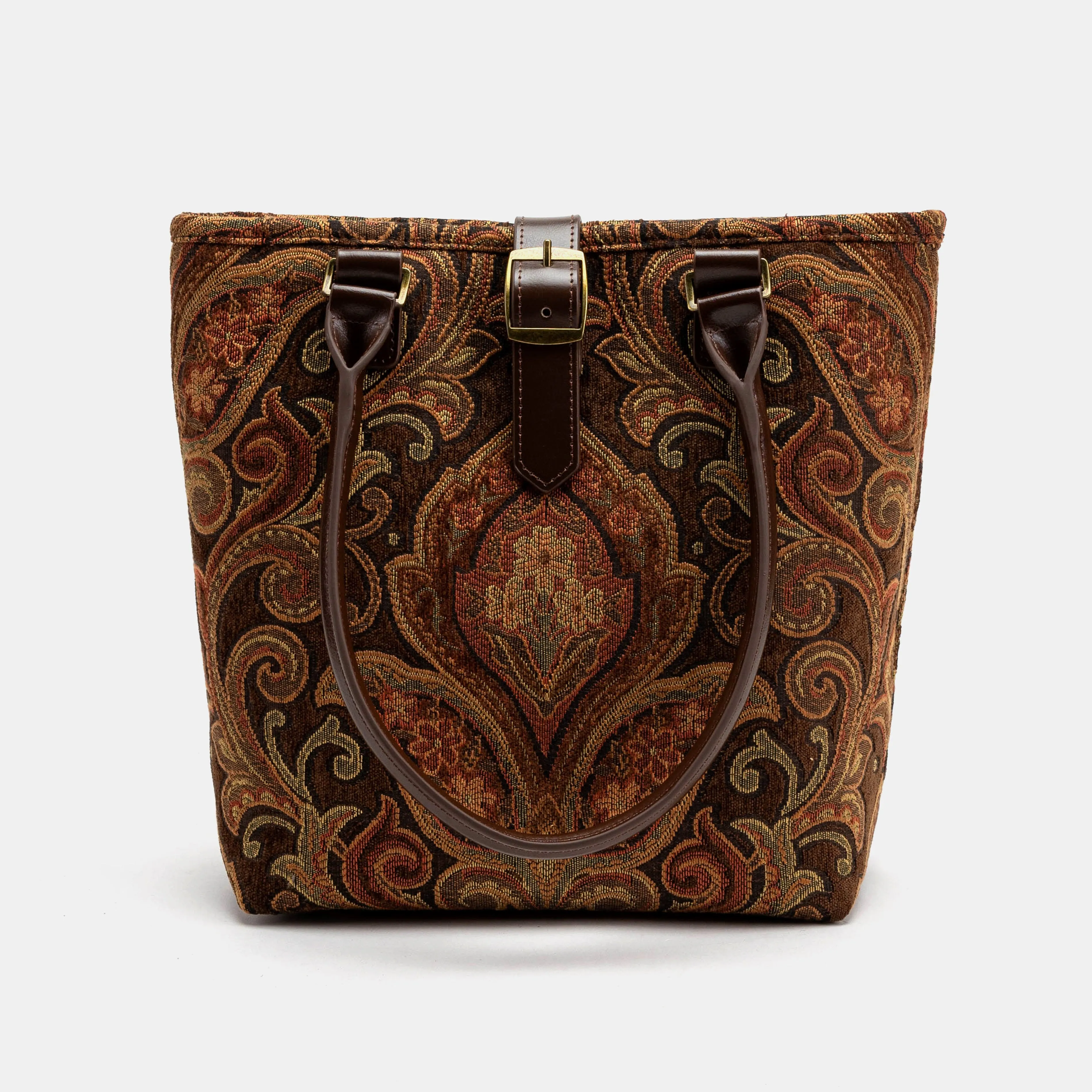 Damask D. Brown Everyday Tote