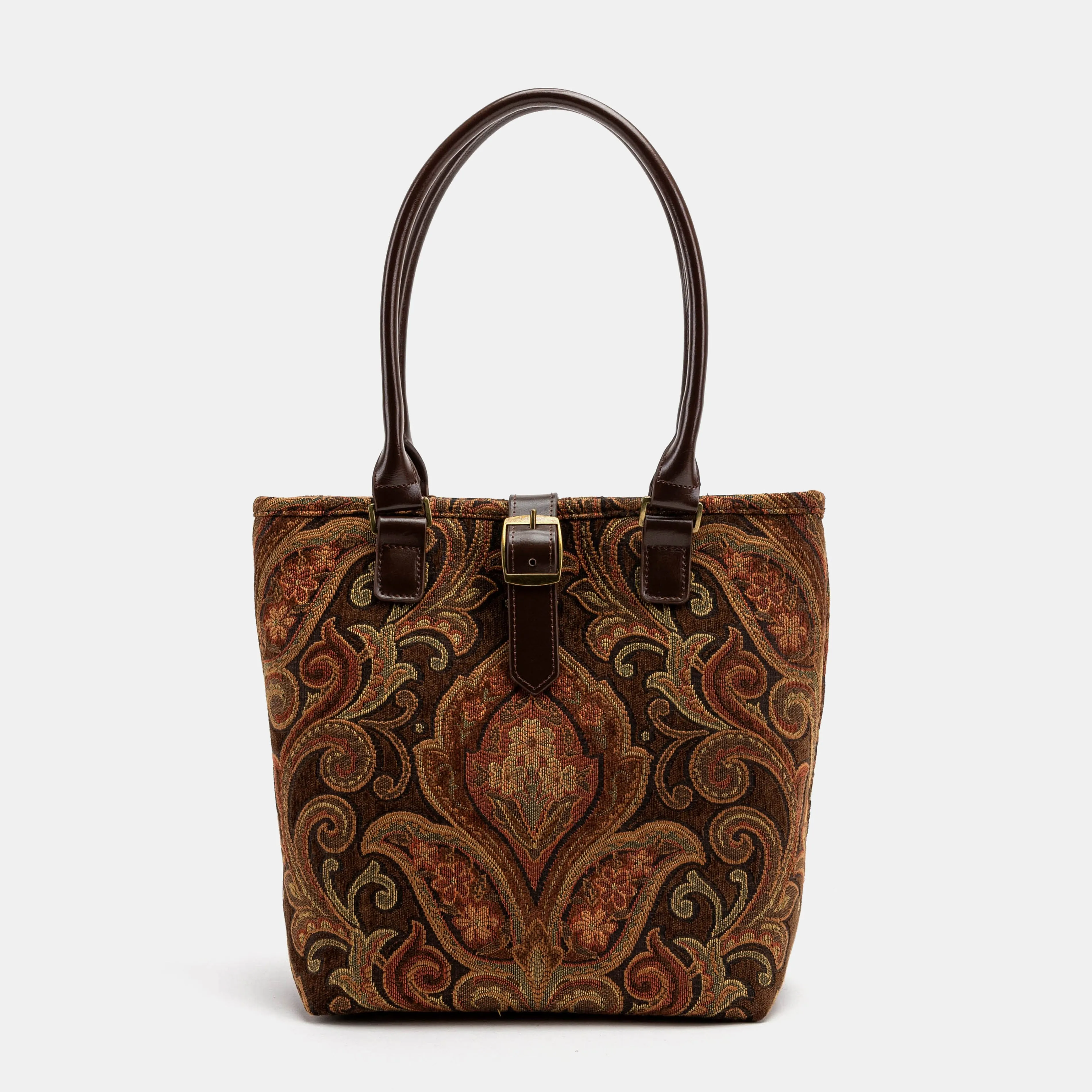 Damask D. Brown Everyday Tote