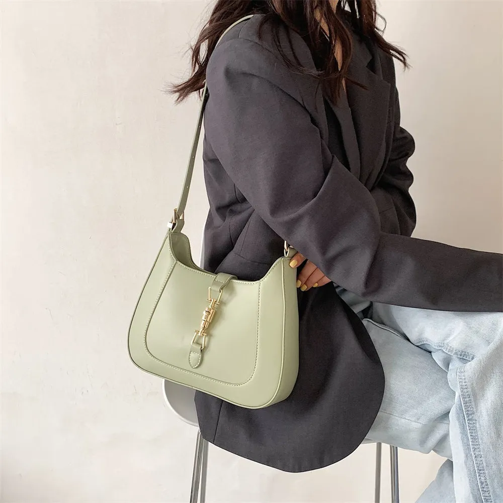 Ester Designer Leather Shoulder Crossbody Bag