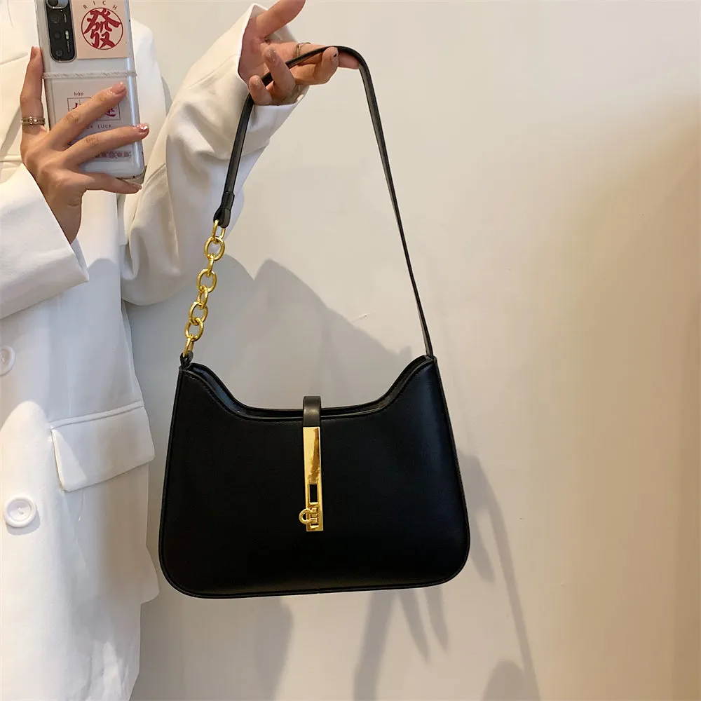 Ester Designer Leather Shoulder Crossbody Bag