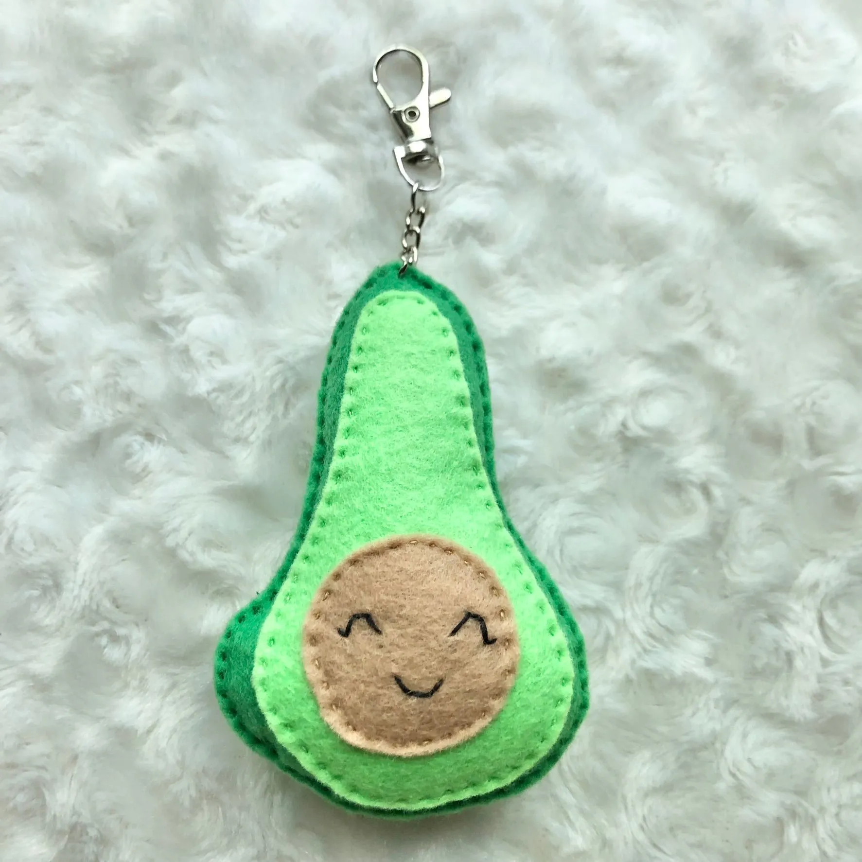 Felt Food Keychains- Pizza, Taco, Pickle, Avocado