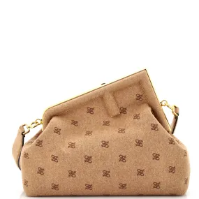 FENDI First Bag FF Karligraphy Flannel Medium