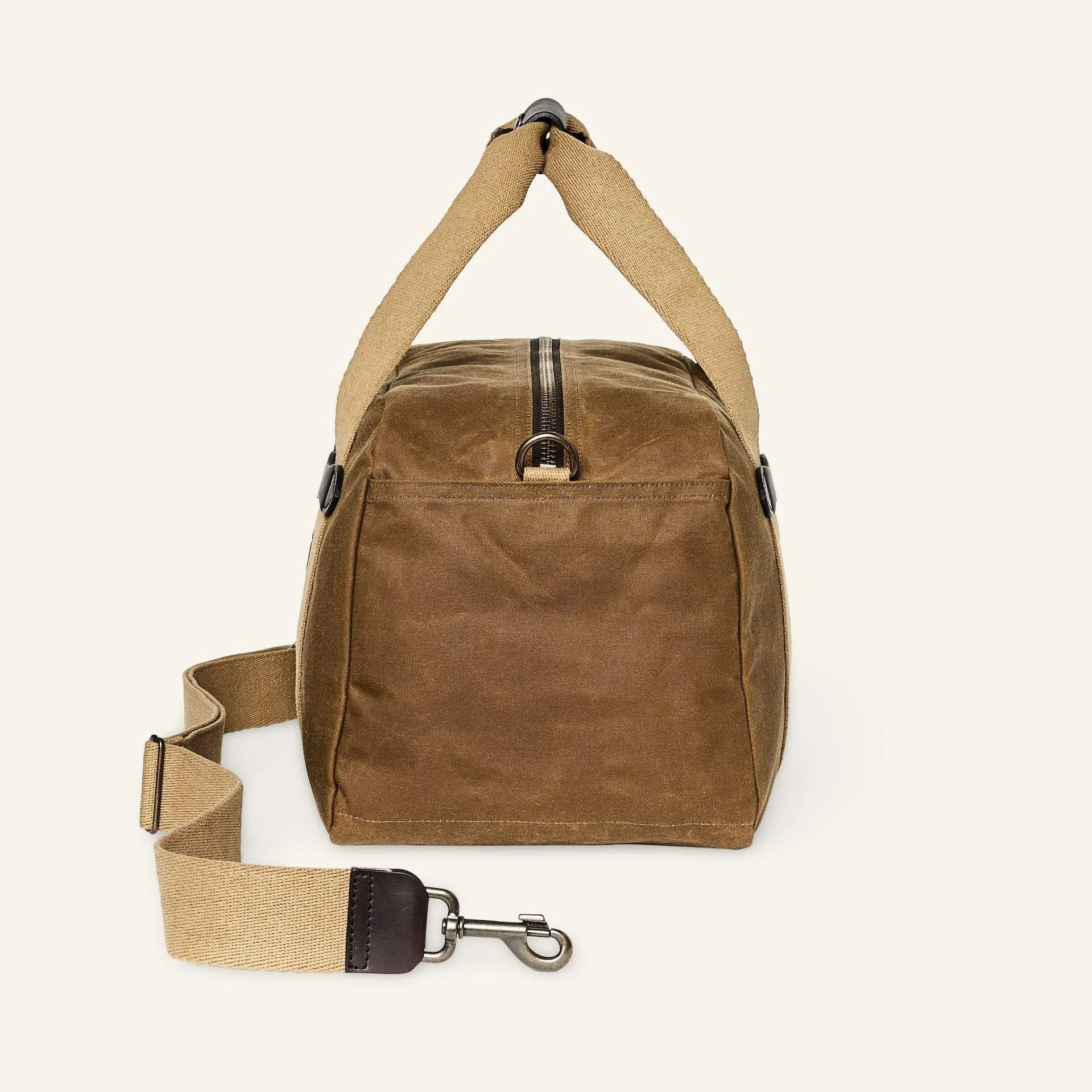 Filson Taska - Tin Cloth Small Duffle - Dark Tan