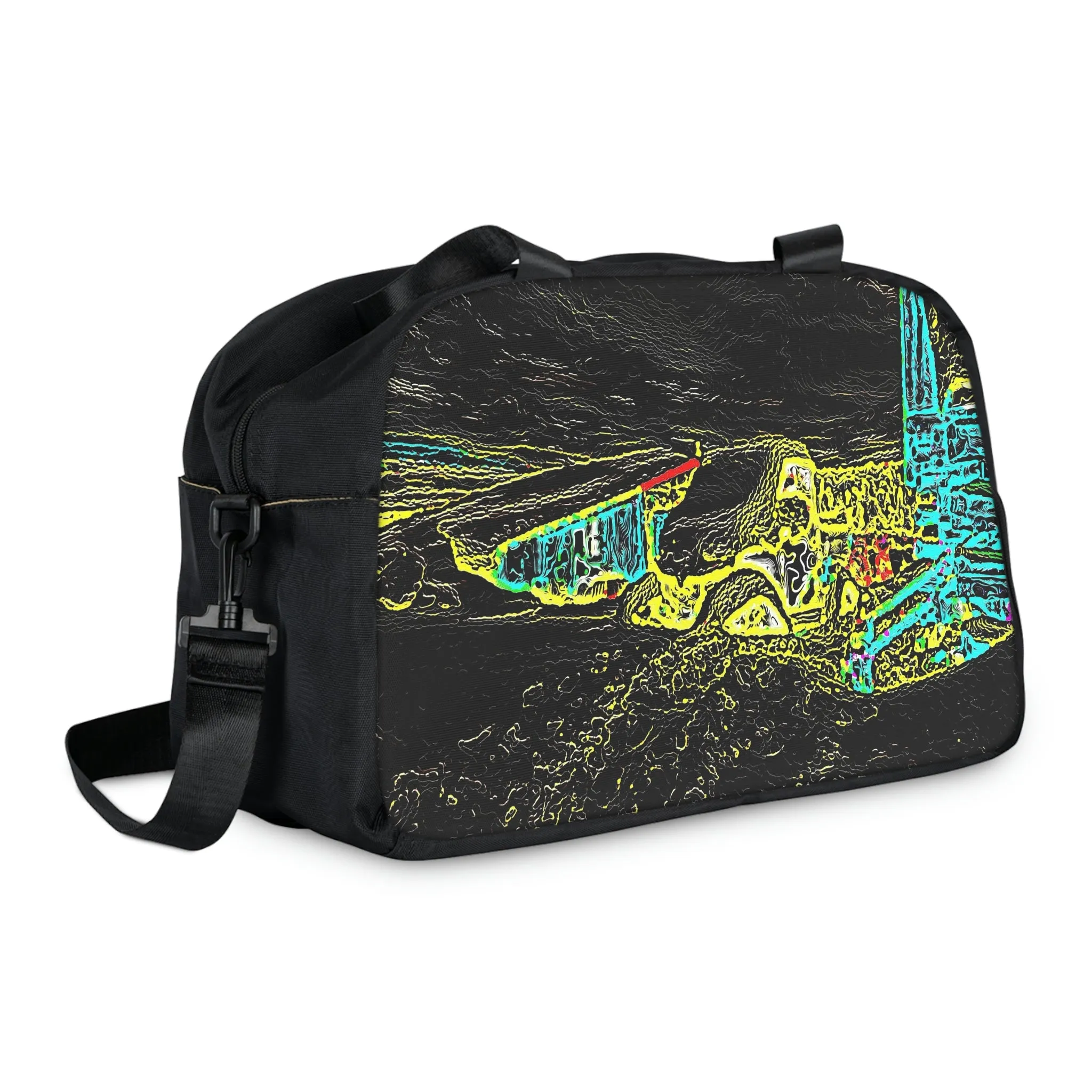Fitness Handbag ... "Snow Vehicle In Snow Storm At-Rest" ... Circa 12Mar23 ... Central Idaho ... 18-Hours Rendering Time: Original Works ...
