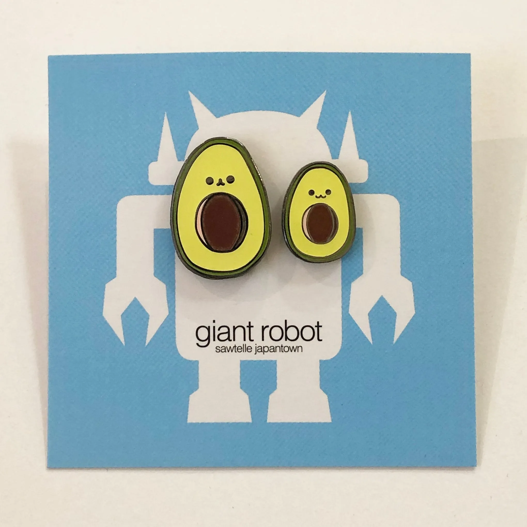 Giant Robot - Avocado Duo - Cute Two Pin Set
