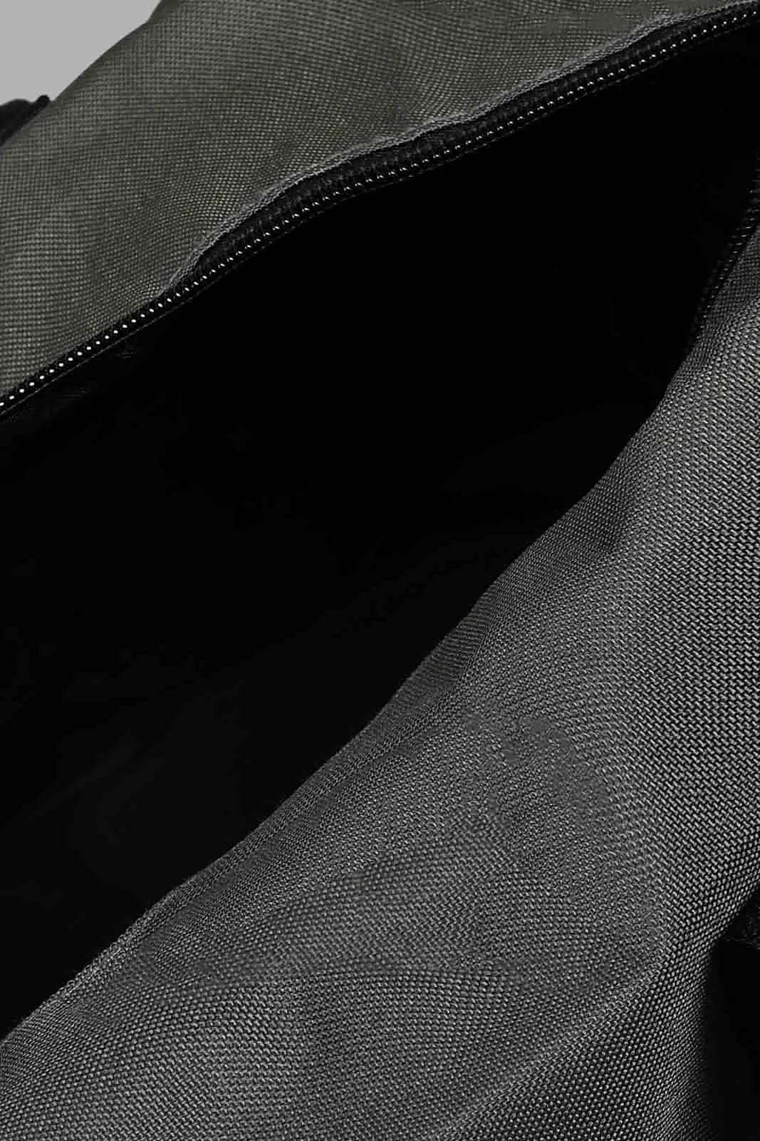 Grey Embellished Duffle Bag