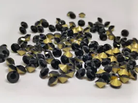 Jet Chaton Rhinestones