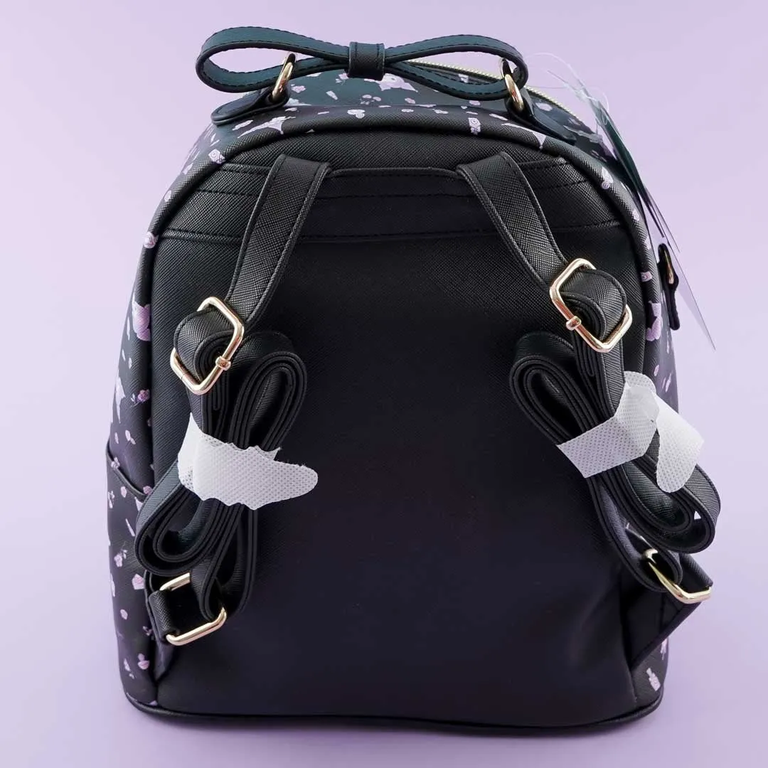 Kuromi Ribbon Backpack - Black
