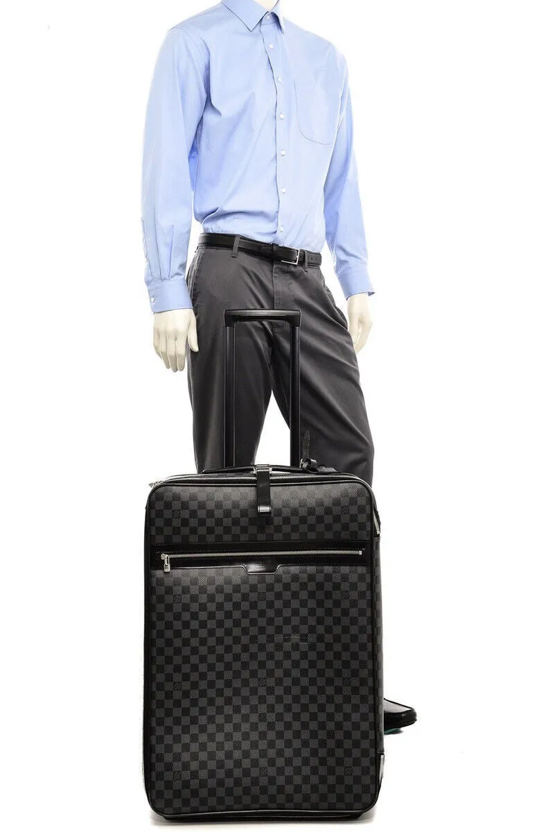 Louis Vuitton Business Pegase 65 Graphite Suitcase Luggage Bag   Garment Bag