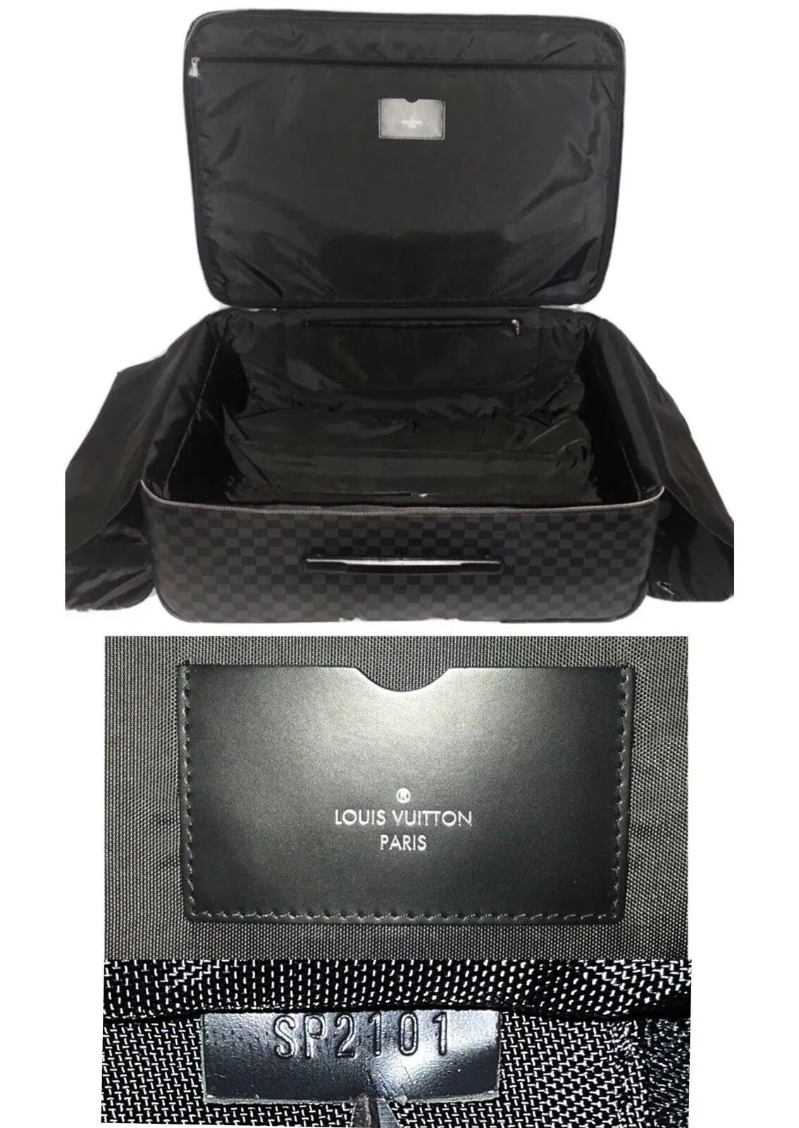 Louis Vuitton Business Pegase 65 Graphite Suitcase Luggage Bag   Garment Bag