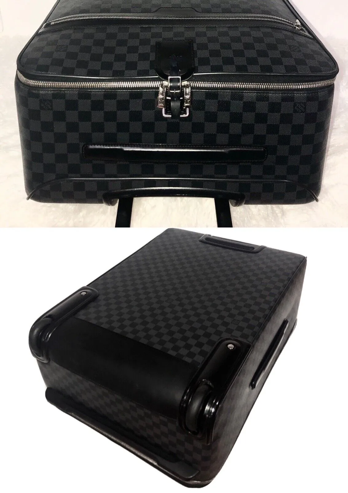 Louis Vuitton Business Pegase 65 Graphite Suitcase Luggage Bag   Garment Bag