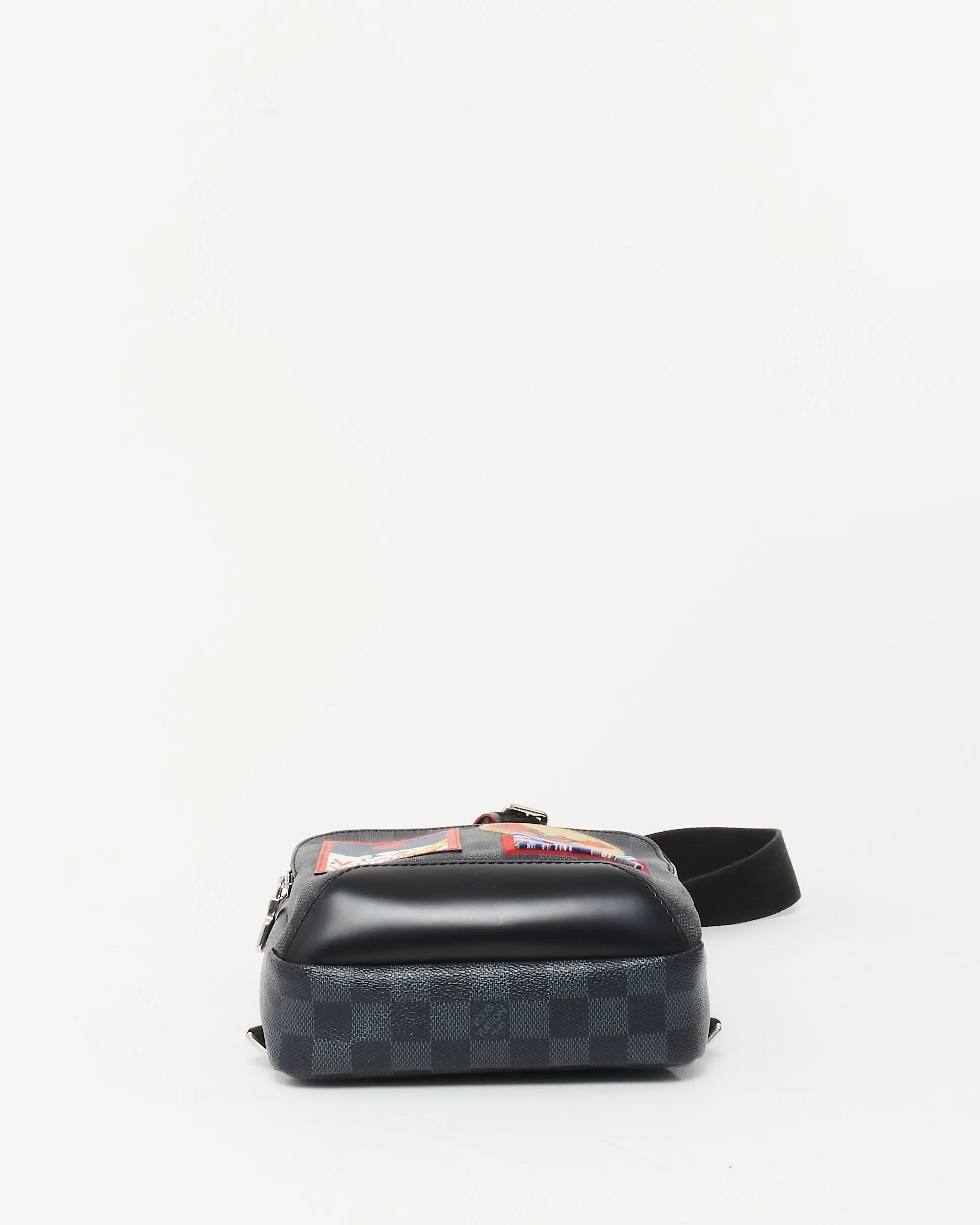 Louis Vuitton Damier Graphite Coated Canvas Alps Patches Avenue Sling Bag