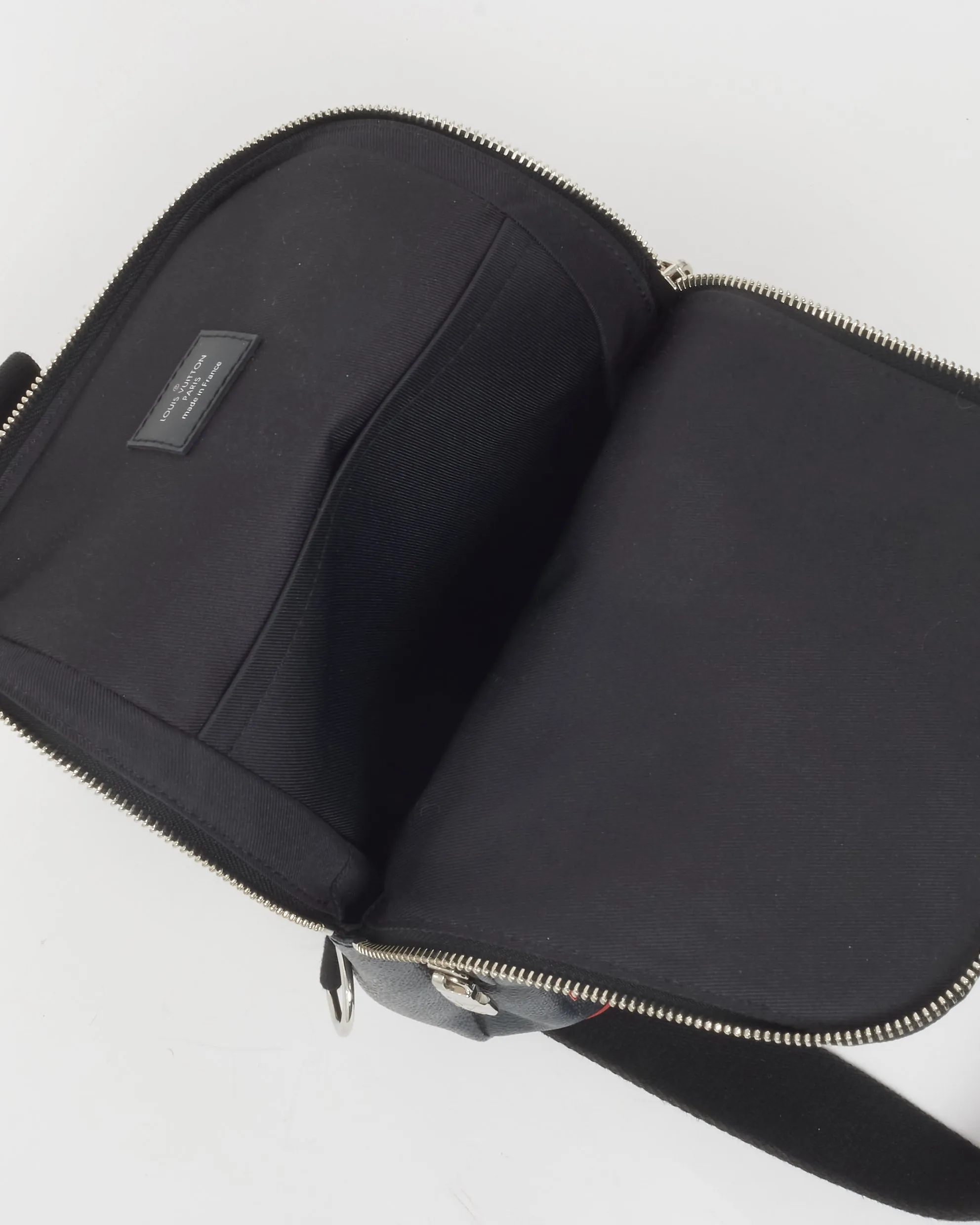 Louis Vuitton Damier Graphite Coated Canvas Alps Patches Avenue Sling Bag