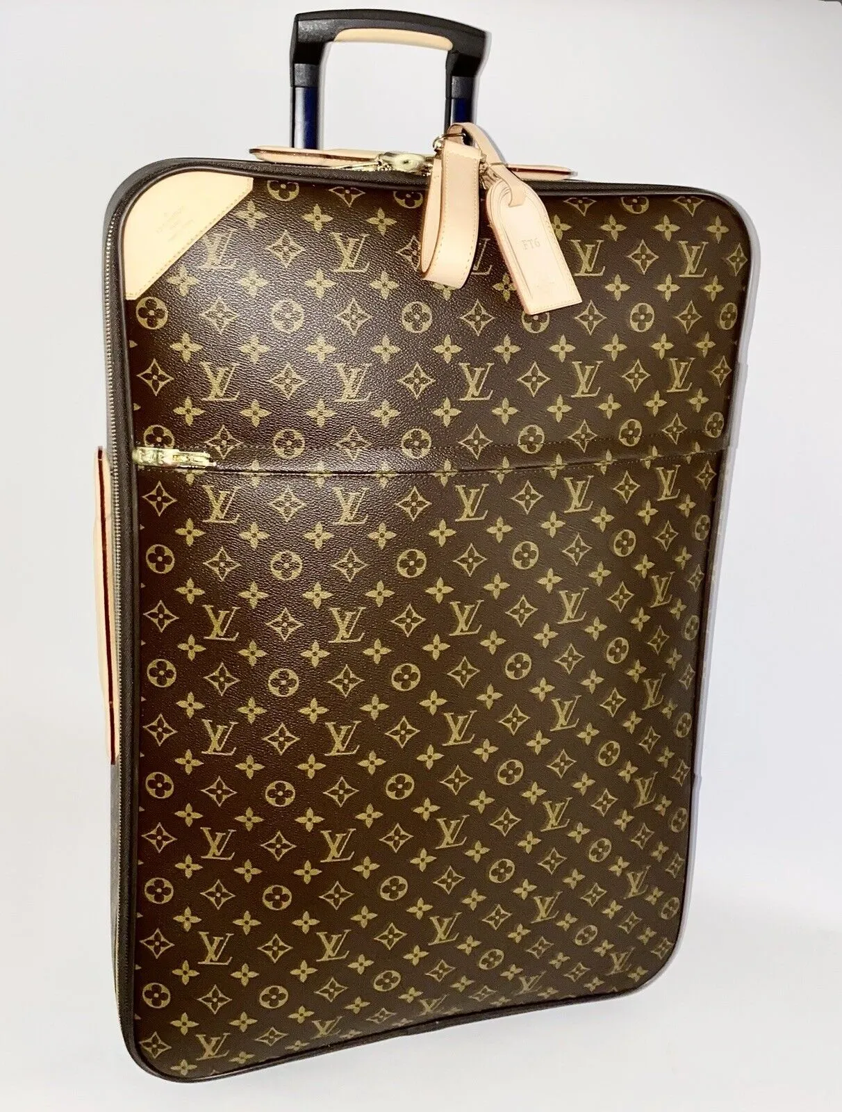 Louis Vuitton Pegase 70 Suitcase Wheels Bag w/ Garment Bag Dustbag 🇫🇷