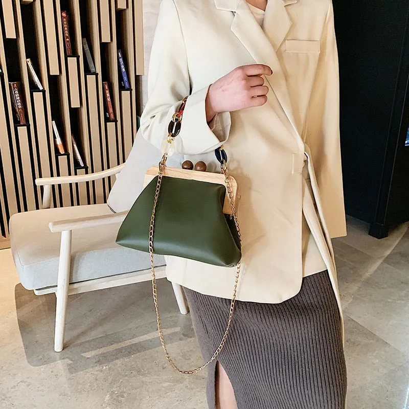 Luxury Fancy Acrylic Chain Bag Crossbody Handbag