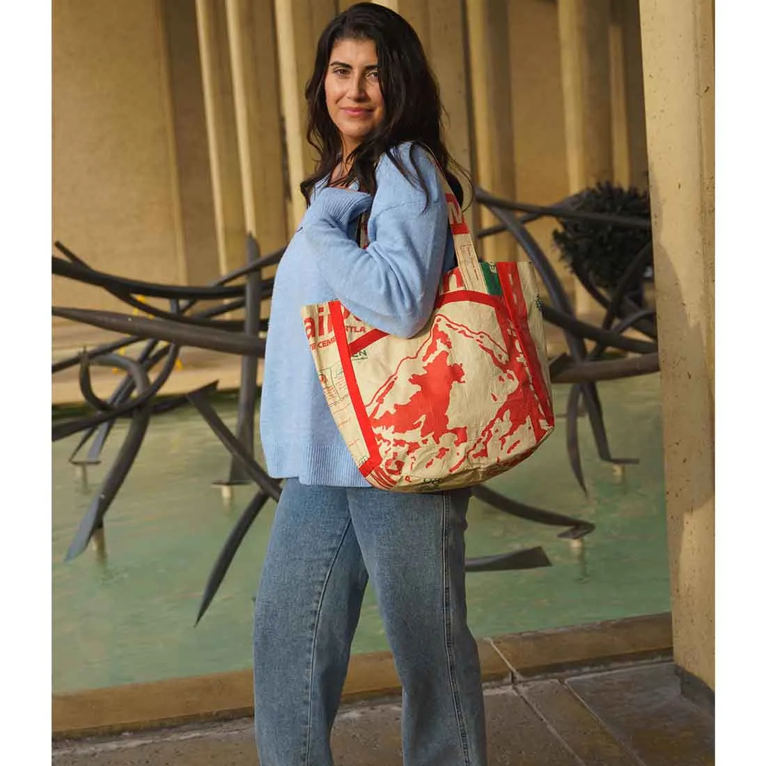 Mountain Cement Recycled Book Bag