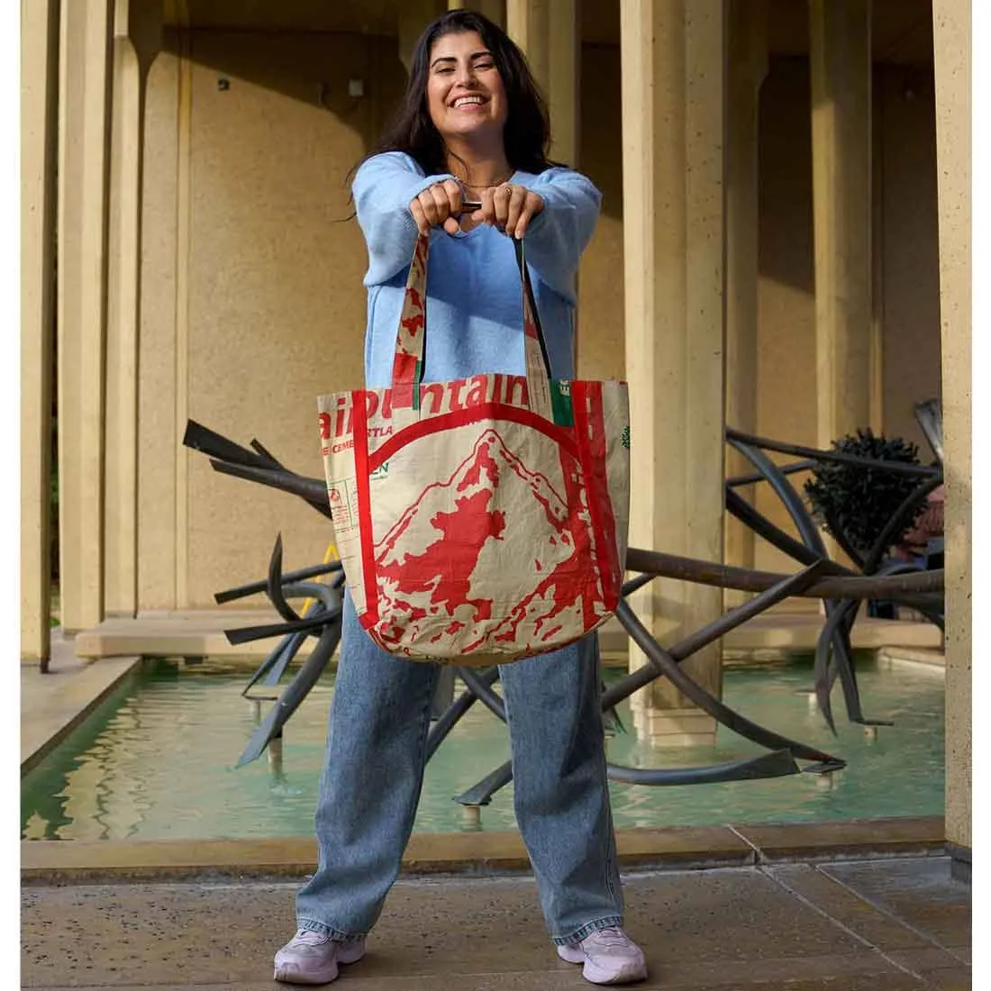 Mountain Cement Recycled Book Bag