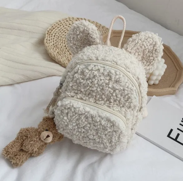 Plush children's backpack