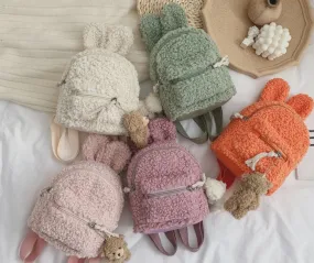 Plush children's backpack